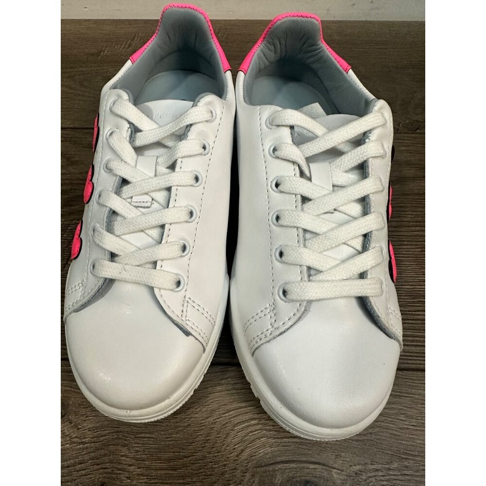 Chiara Ferragni Pink hearts shoes  sneakers Size 36 Italy US 6 / 6.5 - Picture 6 of 14